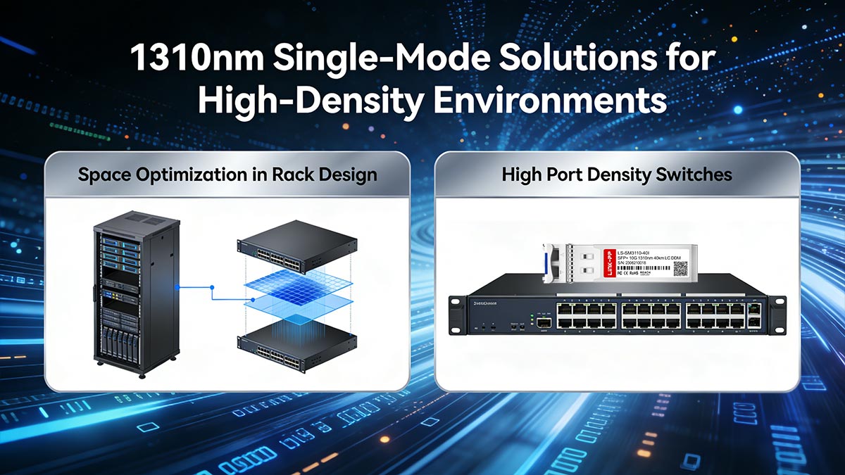 1310nm Single-Mode Solutions for High-Density Environments