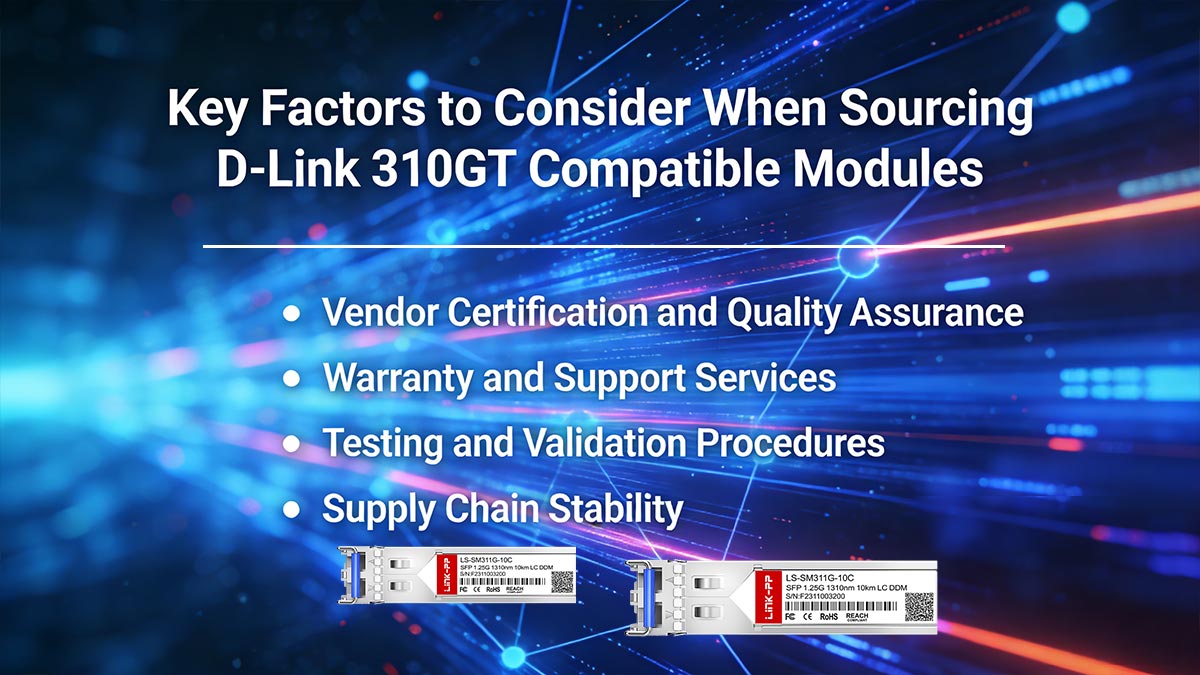 Key Factors to Consider When Sourcing D-Link 310GT Compatible Modules