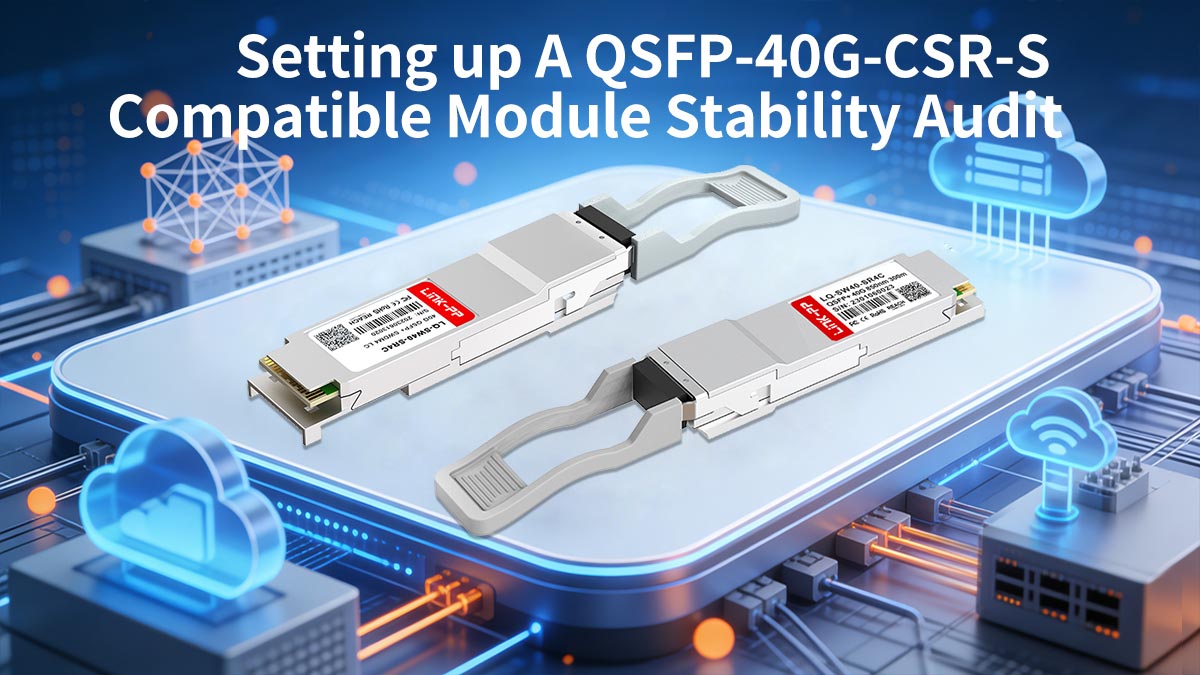 Configurazione di un audit di stabilità del modulo compatibile con QSFP-40G-CSR-S