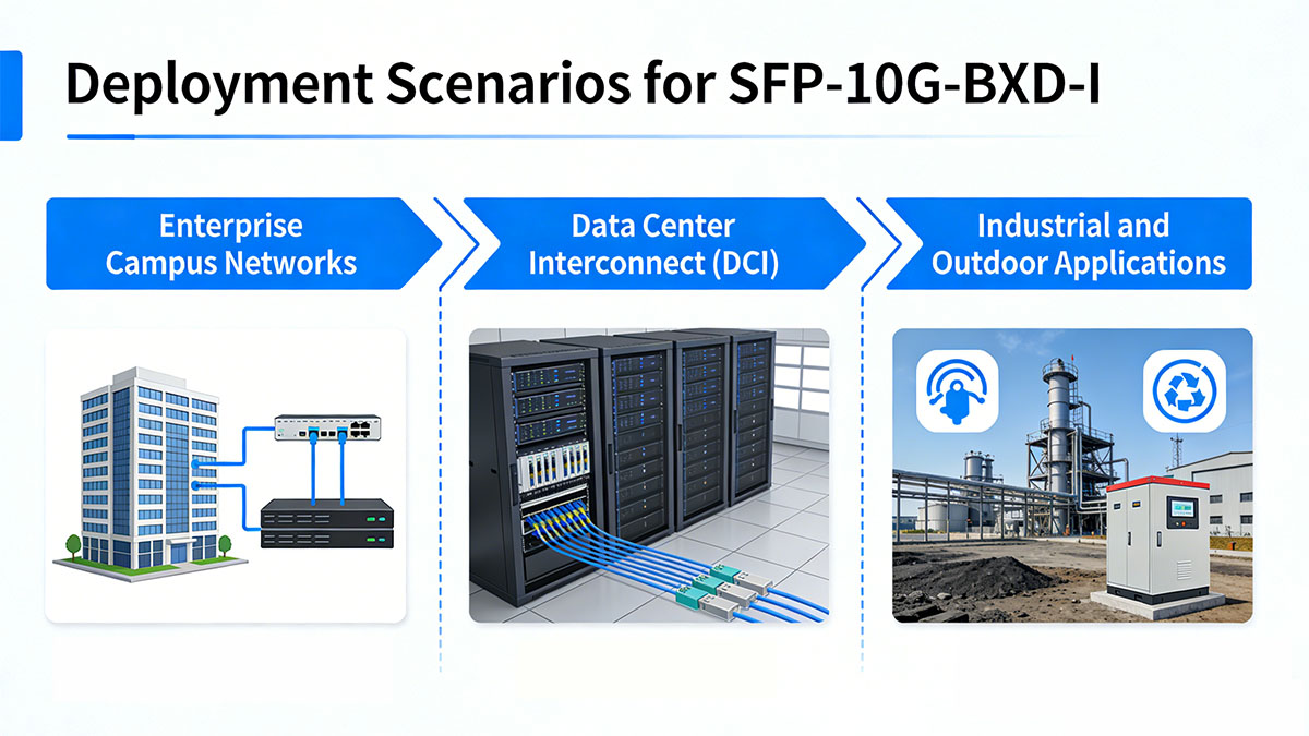 Skenario Penerapan untuk SFP-10G-BXD-I