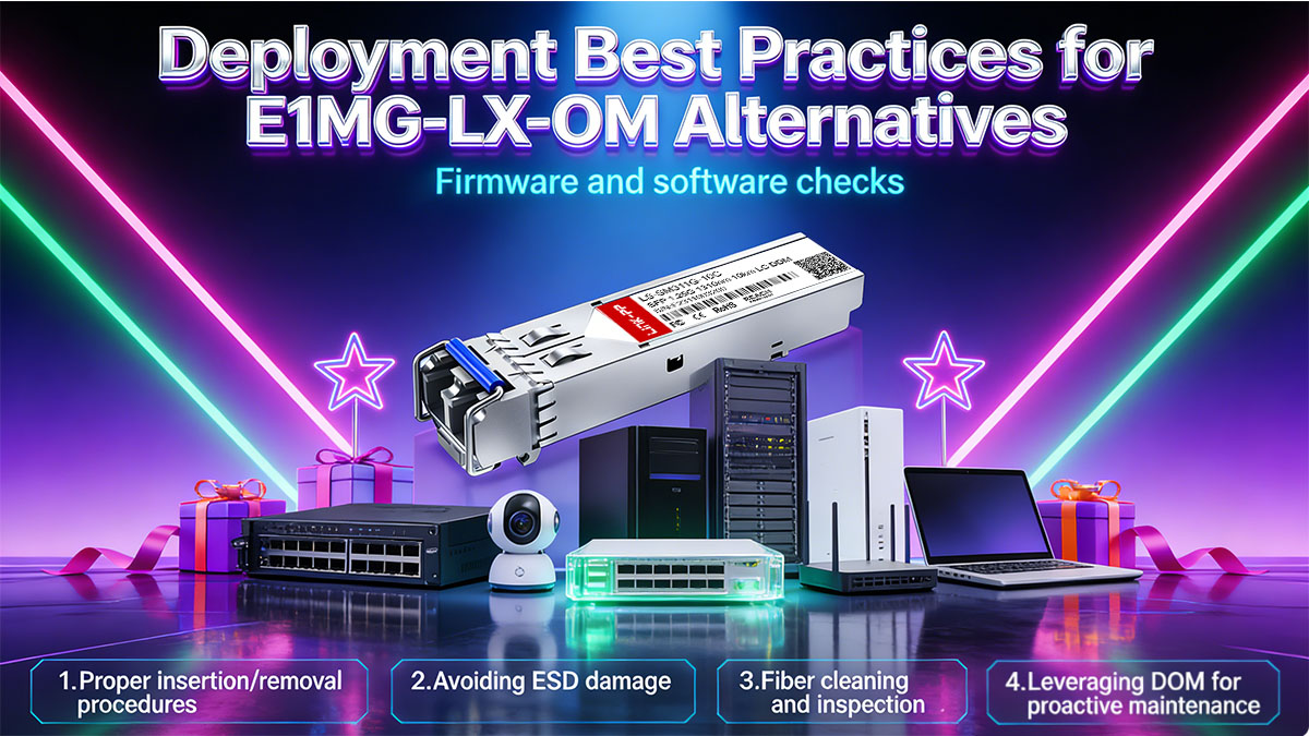 Deployment Best Practices for E1MG-LX-OM Alternatives