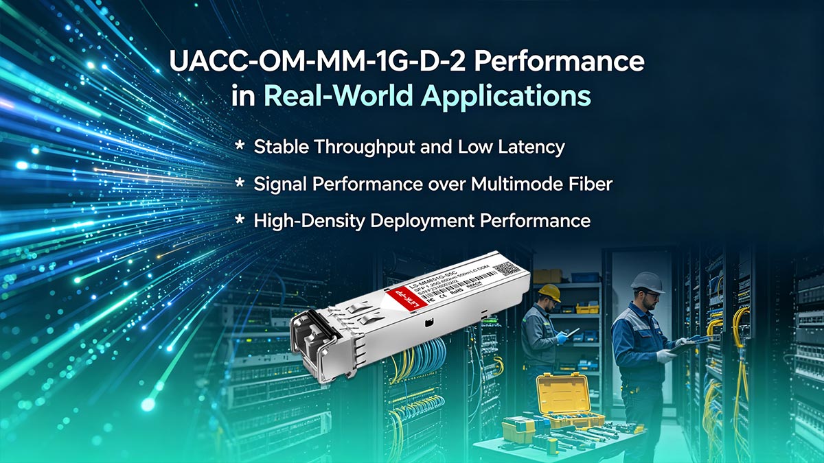Prestazioni del test UACC-OM-MM-1G-D-2 in applicazioni reali