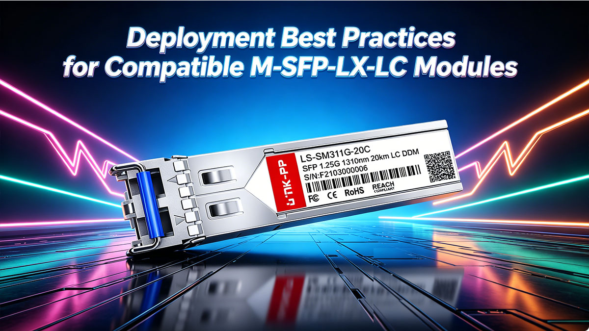 Deployment Best Practices for Compatible M-SFP-LX-LC Modules