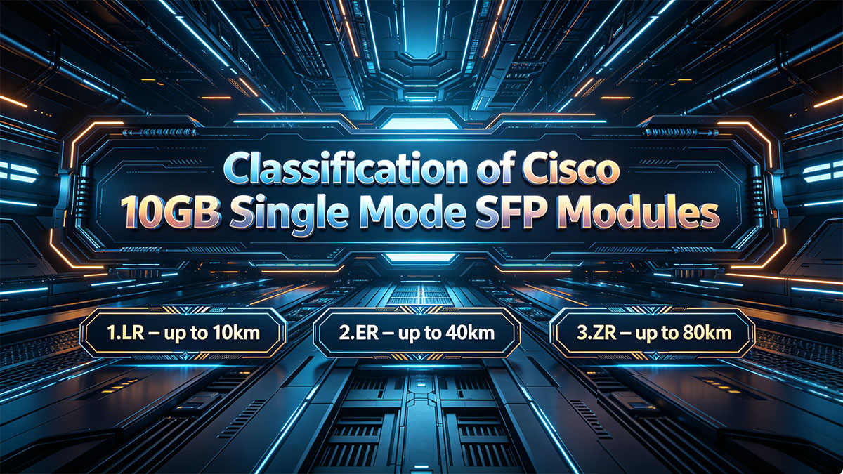 Classification of Cisco 10GB Single Mode SFP Modules