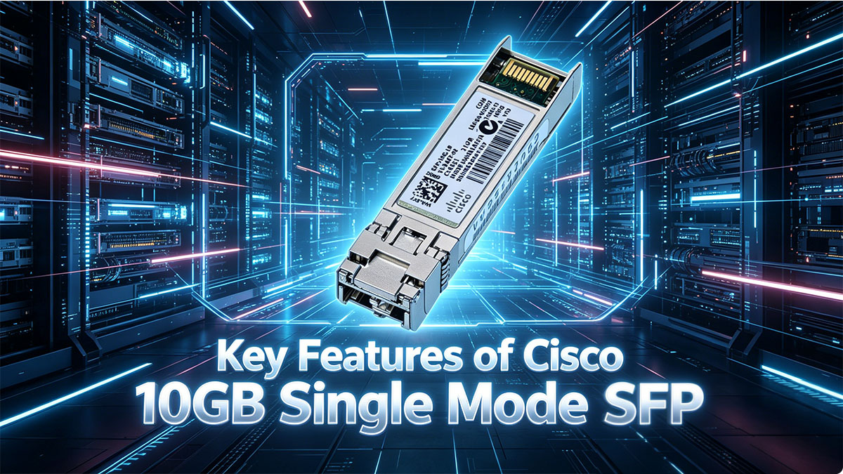 Key Features of Cisco 10GB Single Mode SFP