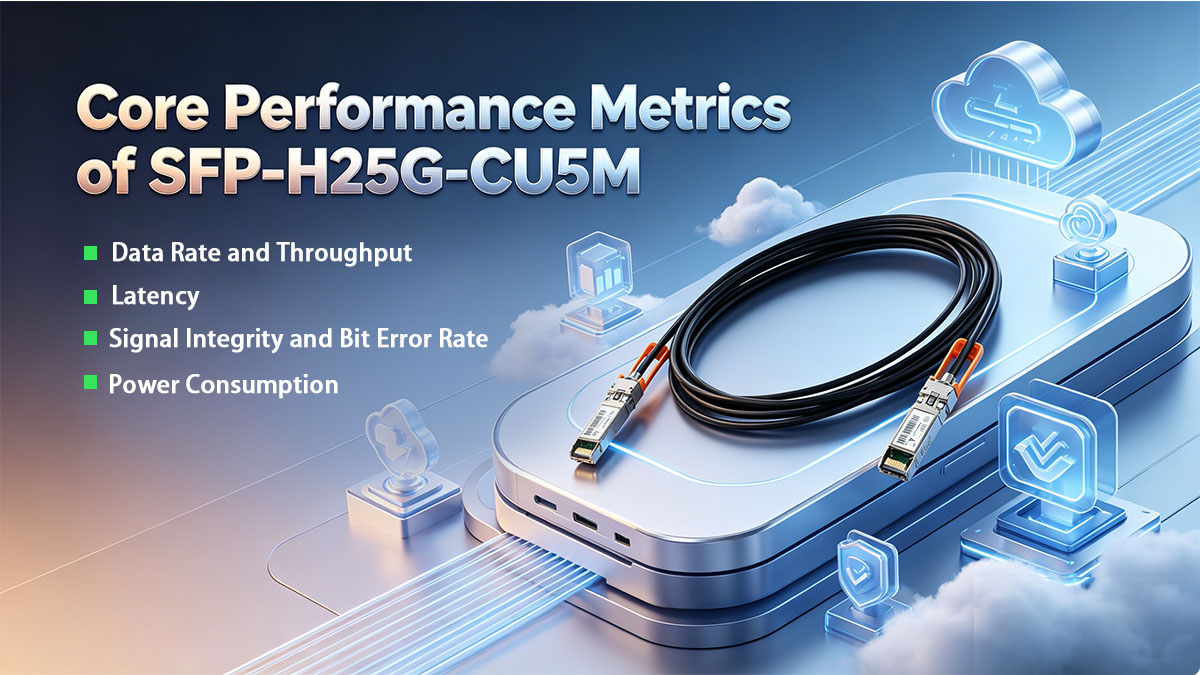 Core Performance Metrics of SFP-H25G-CU5M
