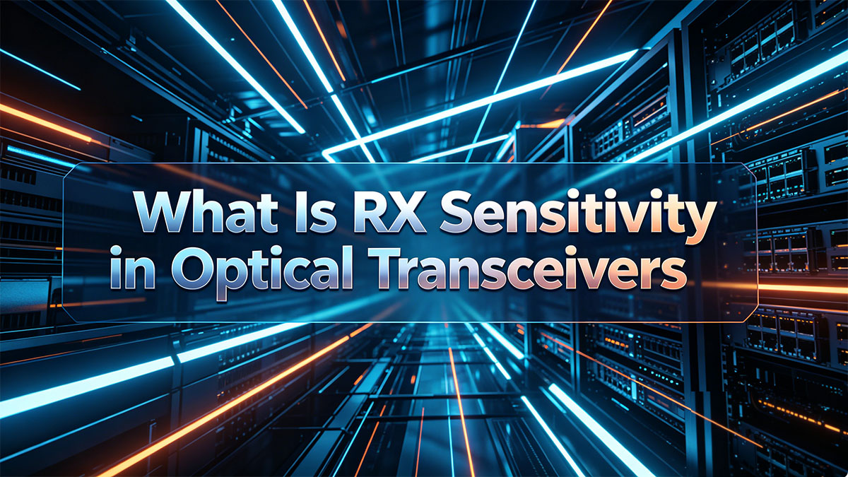 Apa itu sensitivitas RX pada transceiver optik?