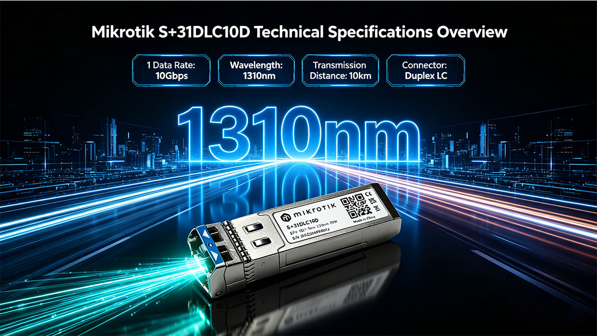 Ikhtisar Spesifikasi Teknis Mikrotik S+31DLC10D