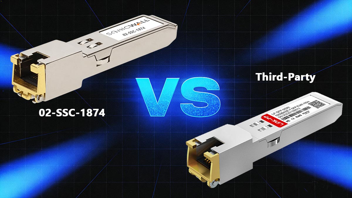 02-SSC-1874 vs. moduli SFP+ in rame di terze parti
