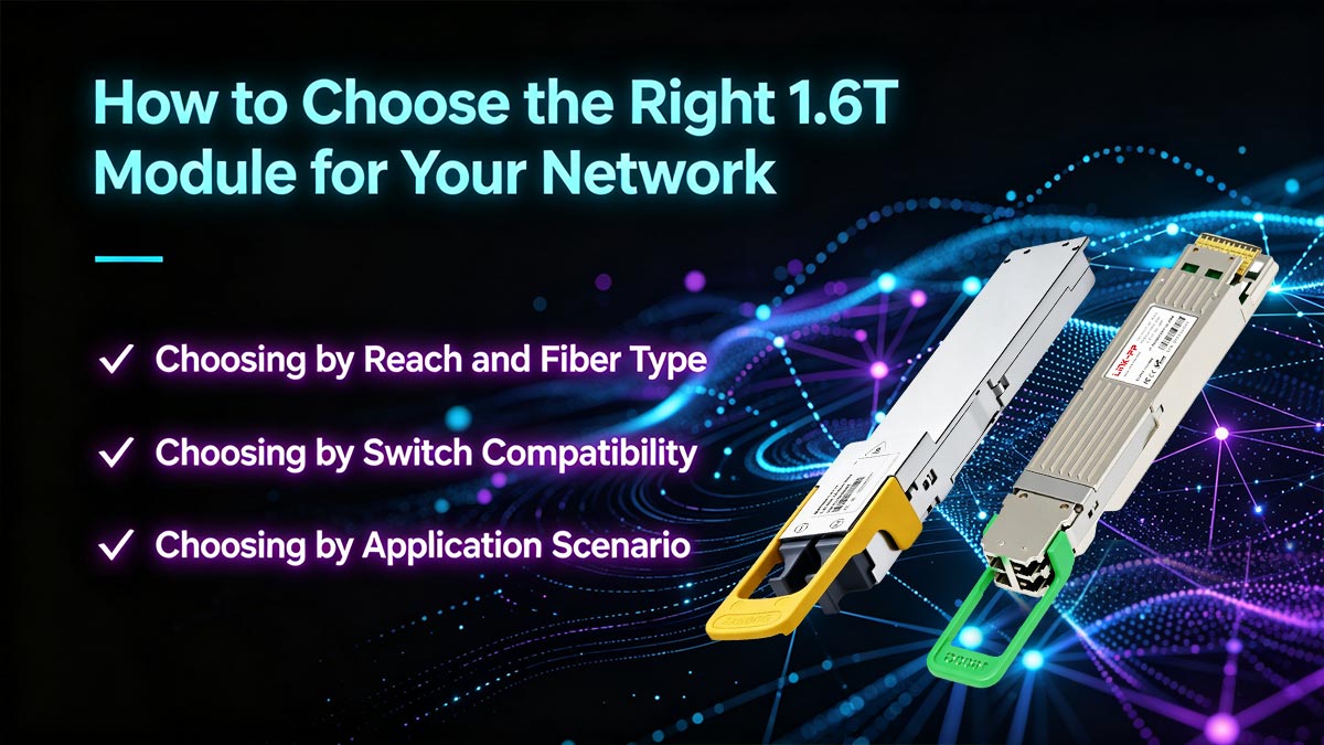 How to Choose the Right 1.6T Module for Your Network