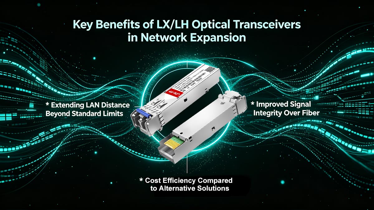 Principales ventajas de los transceptores ópticos LX LH en la expansión de redes