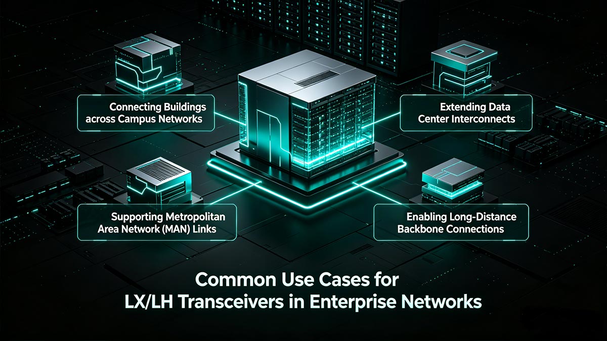 Casos de uso comunes de los transceptores LX LH en redes empresariales