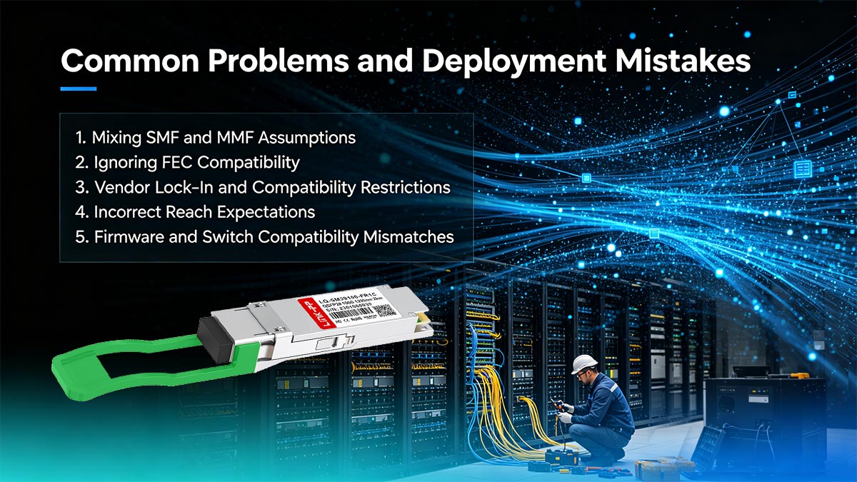 100GBASE-FR1 Common Problems and Deployment Mistakes