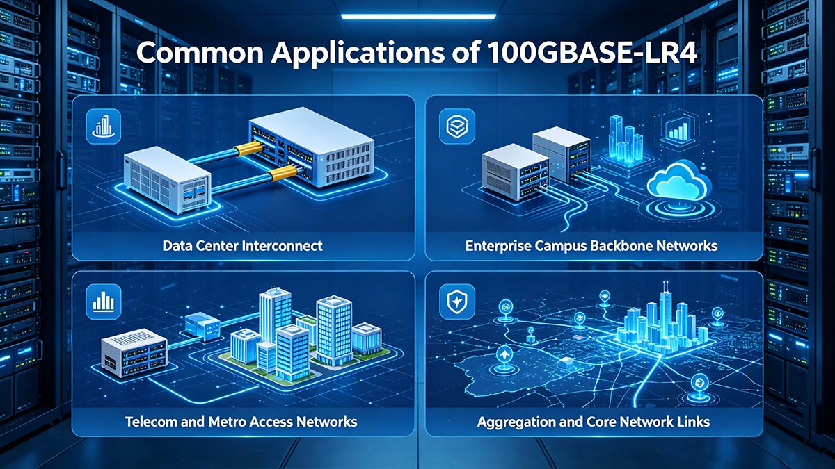 Common Applications of 100GBASE-LR4