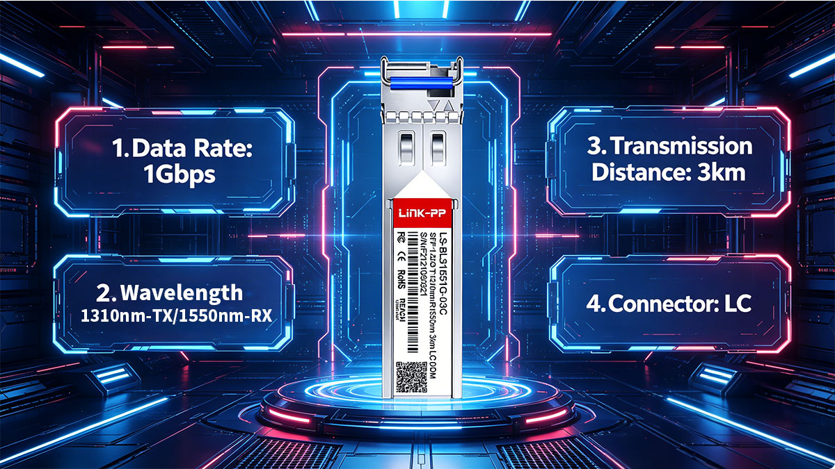 المواصفات الأساسية لوحدات الاستبدال Ubiquiti UF-SM-1G-S