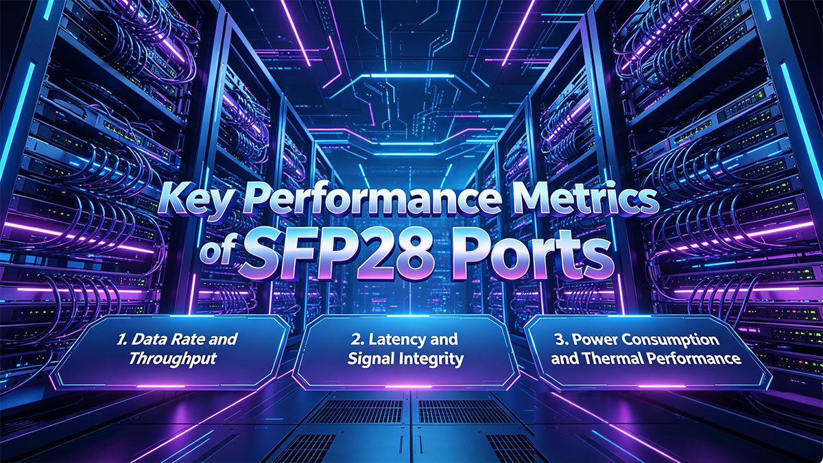 مؤشرات الأداء الرئيسية لمنافذ SFP28