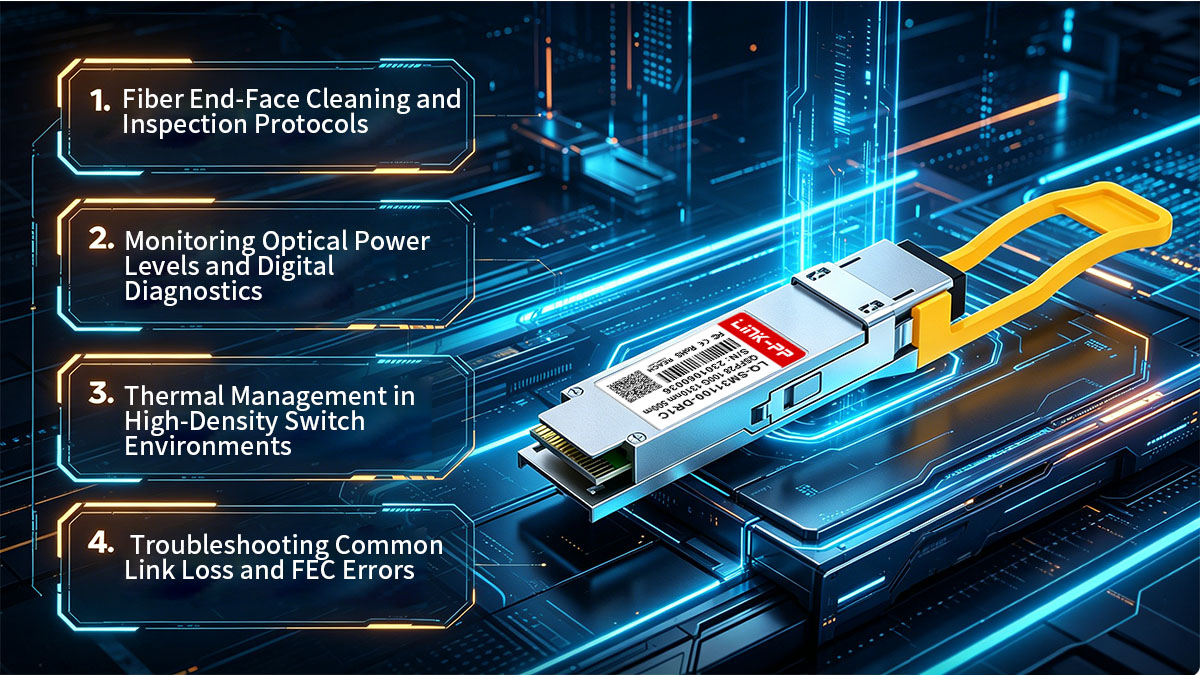 Installation and Best Practices for QSFP 100G DR Solutions