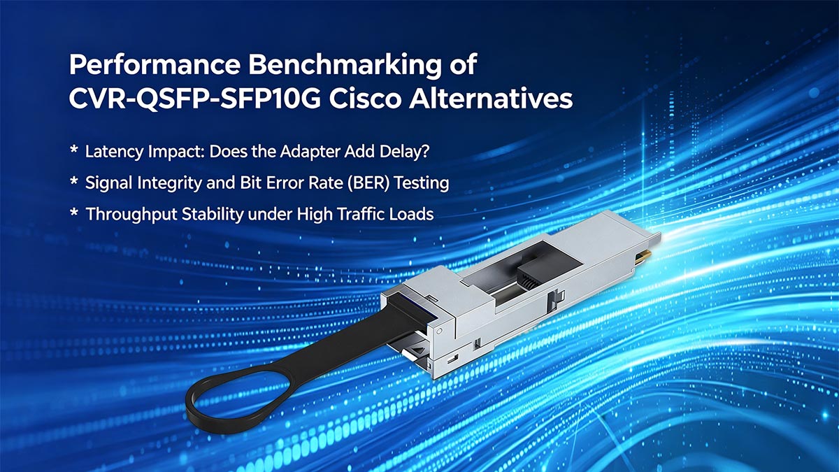Évaluation comparative des performances des alternatives Cisco CVR-QSFP-SFP10G