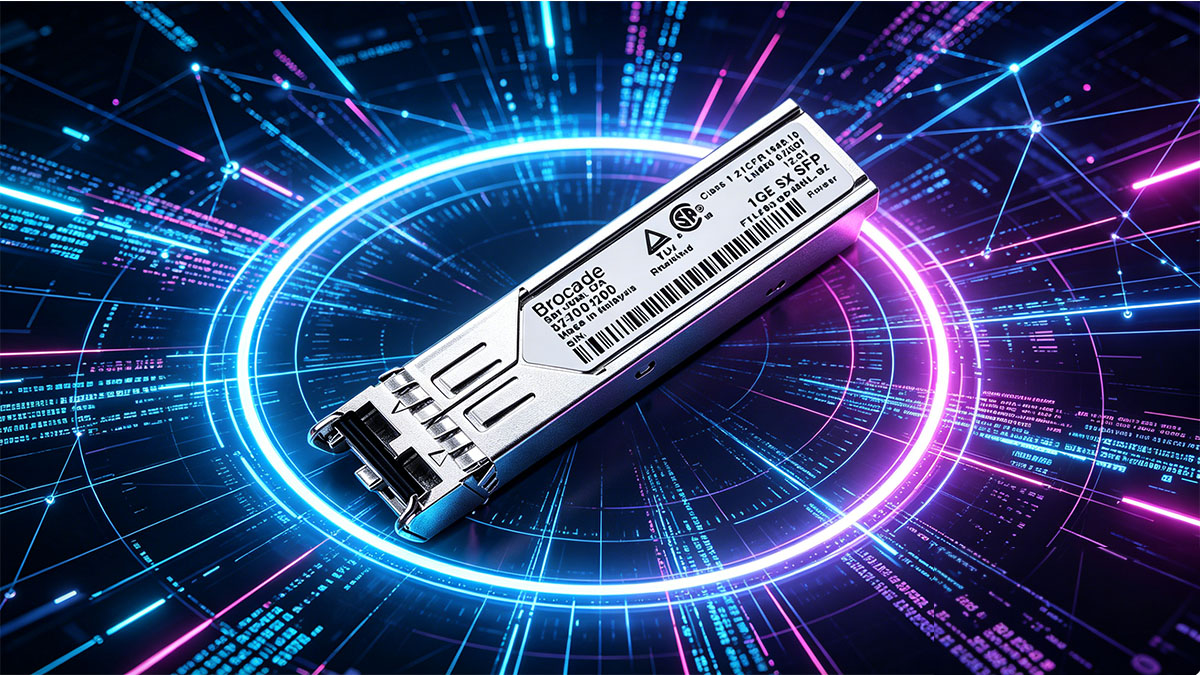 نظرة عامة على سلسلة Brocade E1MG-SX-OM في مجال وصلات مراكز البيانات