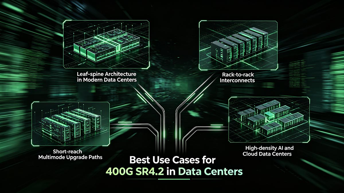 Kasus Penggunaan Terbaik untuk 400G SR4.2 di Pusat Data
