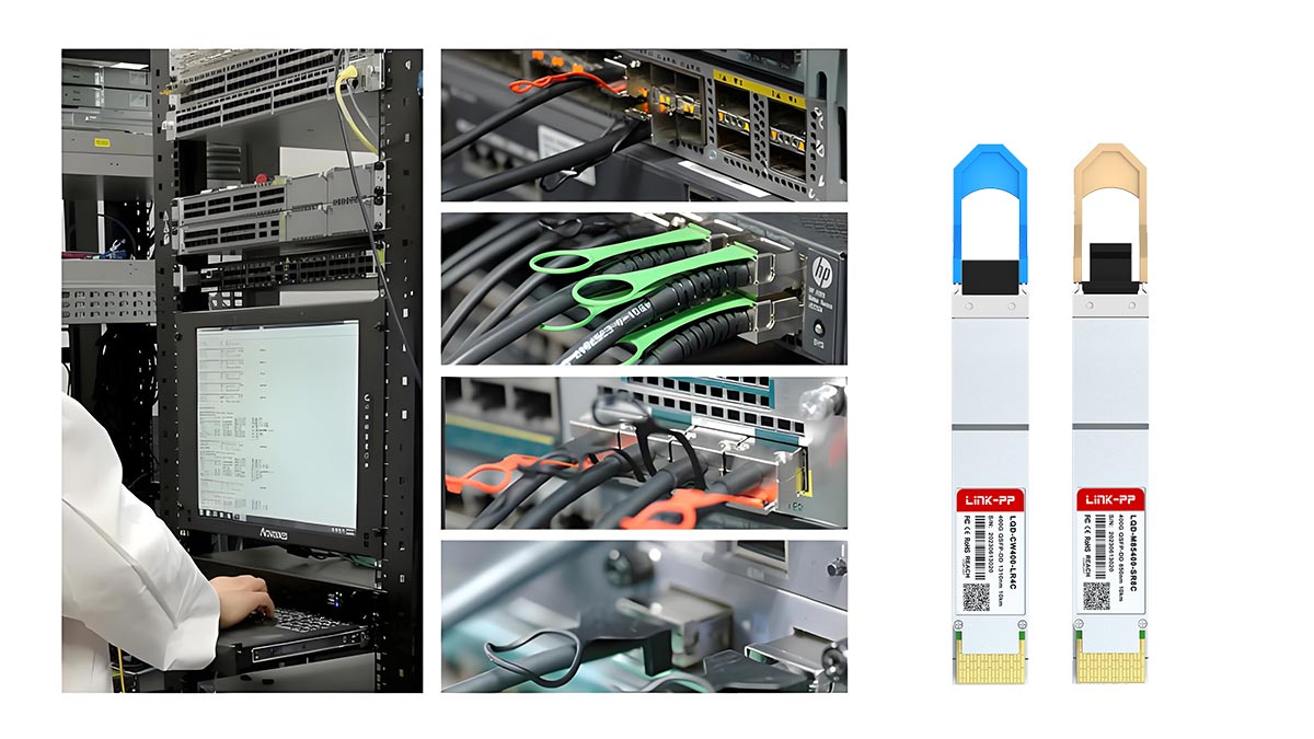 O que é uma solução de teste QSFP-DD 400G?