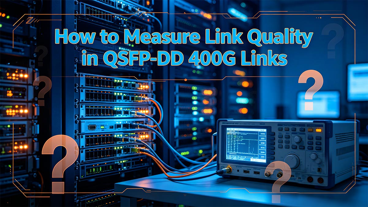 Como medir a qualidade do link em enlaces QSFP-DD 400G