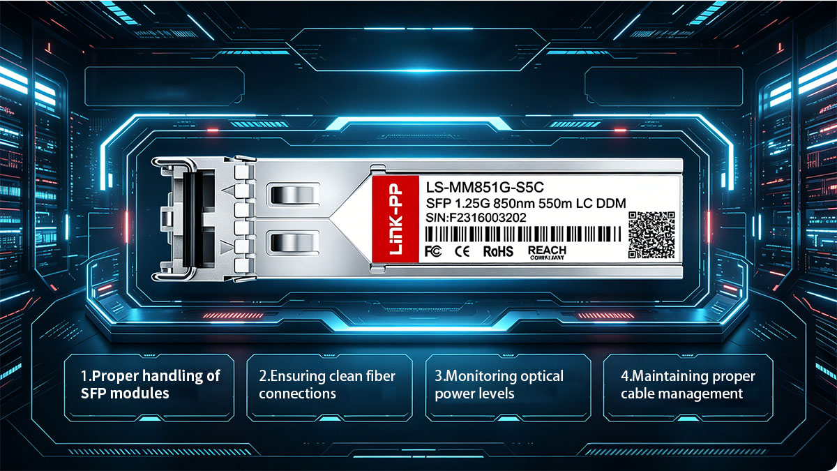 Buenas prácticas de implementación para alternativas al GSFP-850-MMF