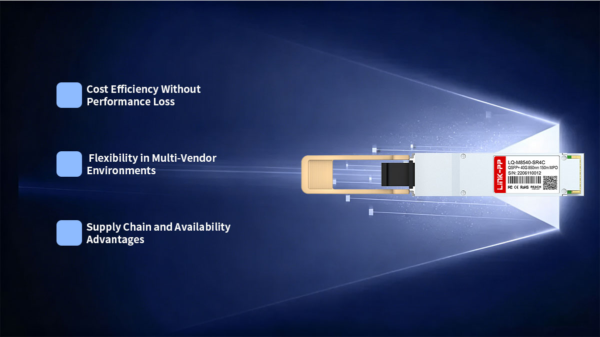 Pourquoi envisager des alternatives au Fortinet FN-TRAN-QSFP-SR&nbsp;?
