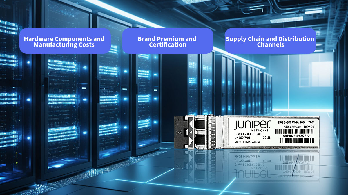 Principais fatores que influenciam o preço do Juniper SFP-25G-SR-C