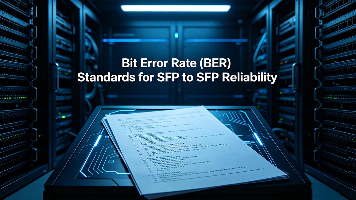 Estándares de tasa de error de bits (BER) para la confiabilidad de SFP a SFP