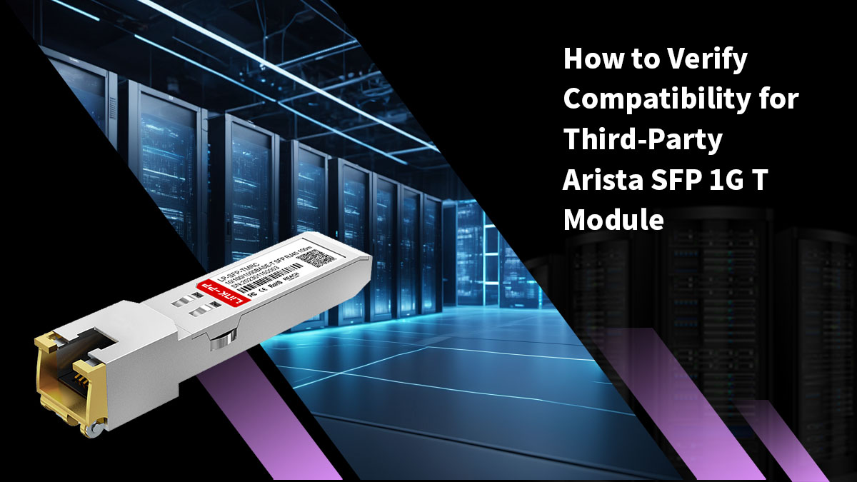 Cómo verificar la compatibilidad del módulo Arista SFP 1G T de terceros