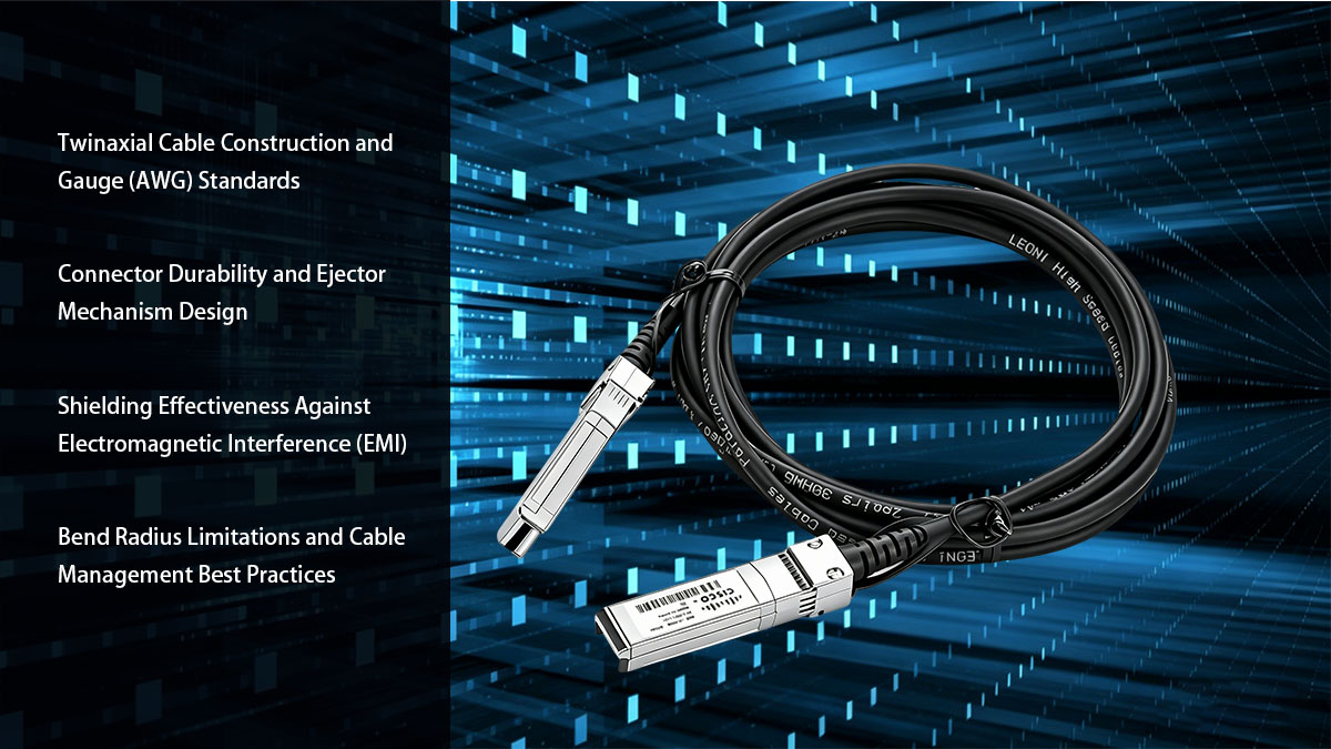 Qualidade de construção física do Cisco SFP-H10GB-CU3M