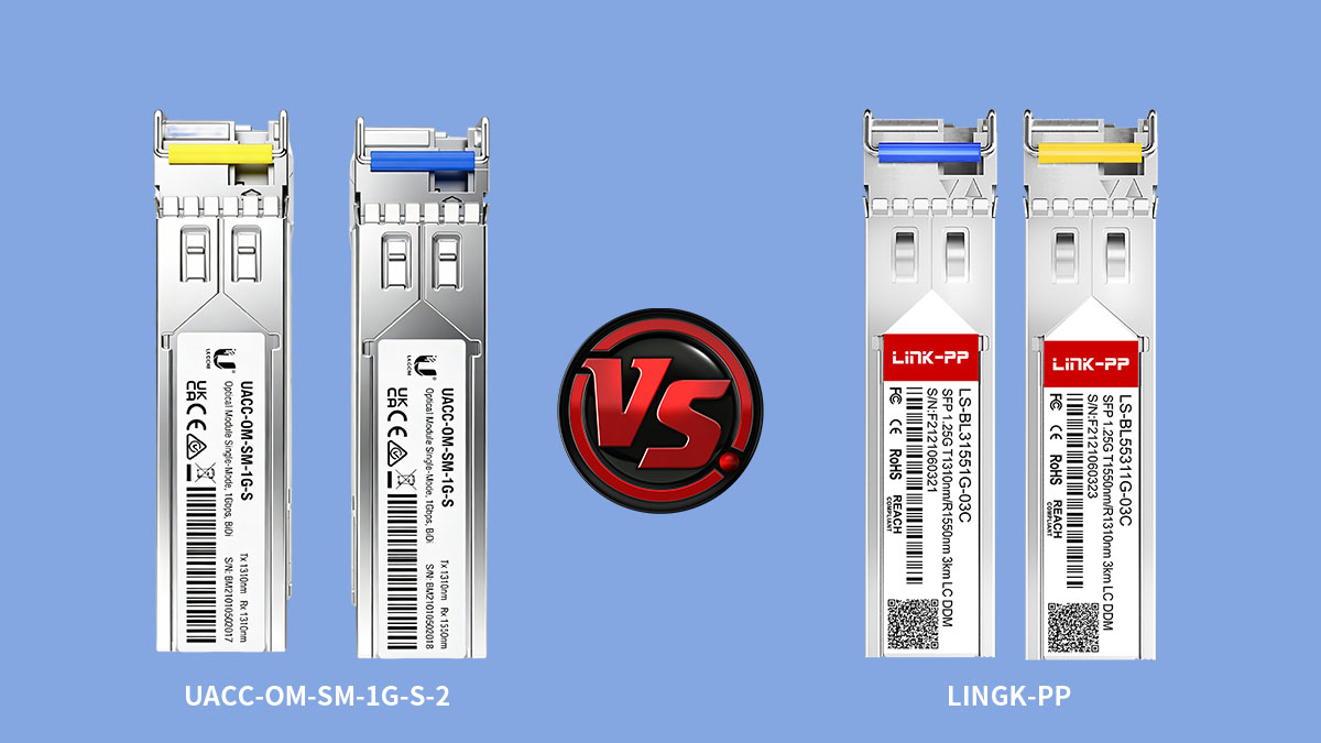 Modules SFP 1G standard UACC-OM-SM-1G-S-2 vs Modules SFP 1G