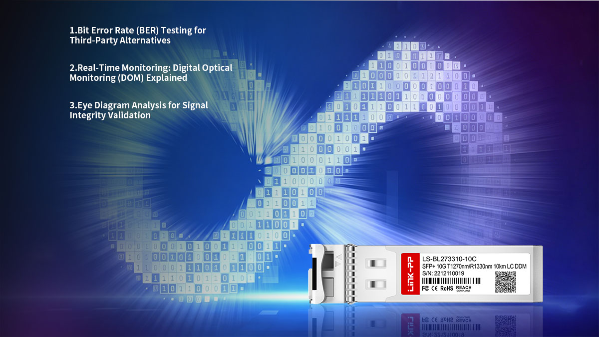 Validação de desempenho para alternativas BiDi 10G SFP