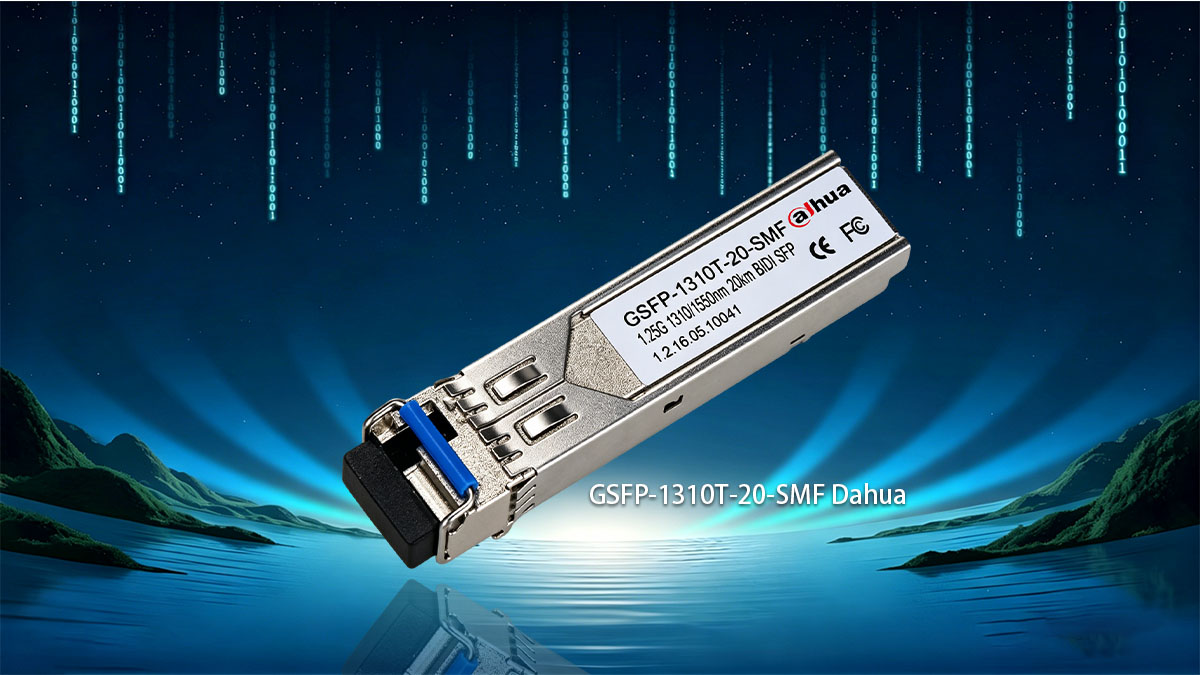 Réseau à haute efficacité grâce à la technologie BiDi GSFP-1310T-20-SMF