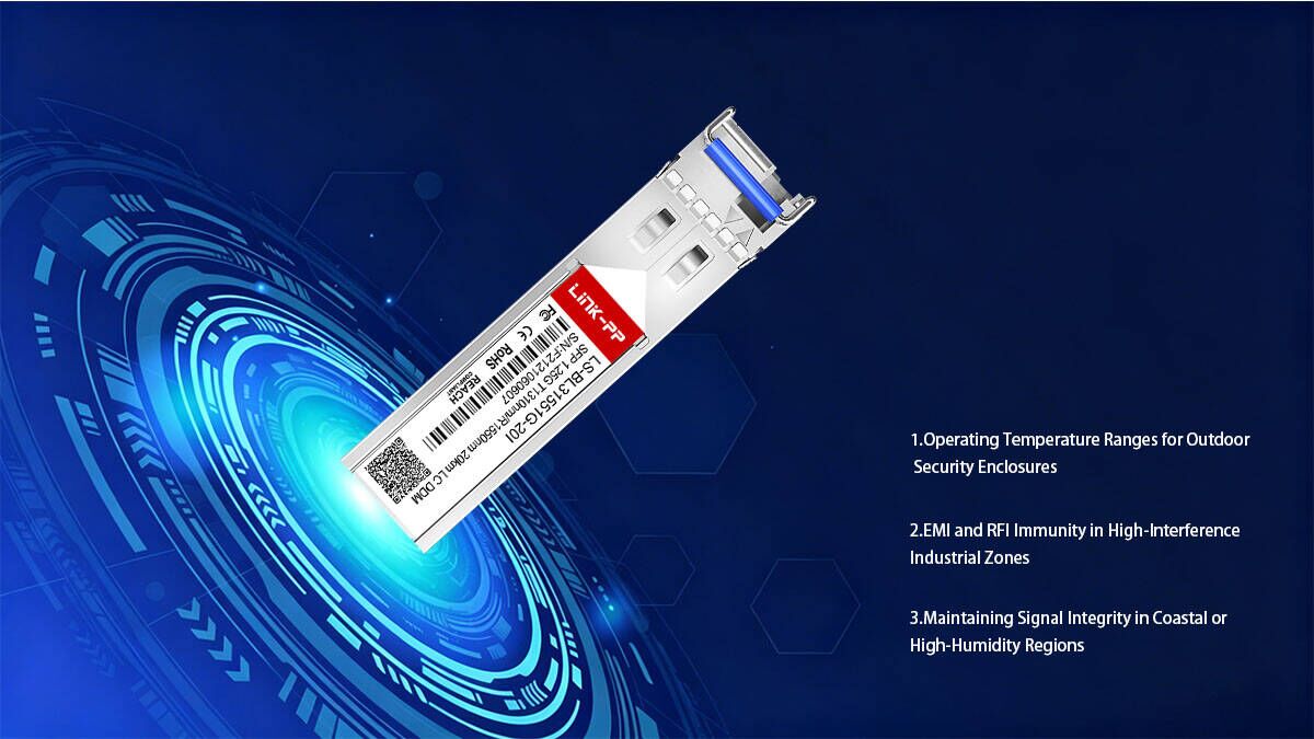 Résilience industrielle du GSFP-1310T-20-SMF en environnements difficiles
