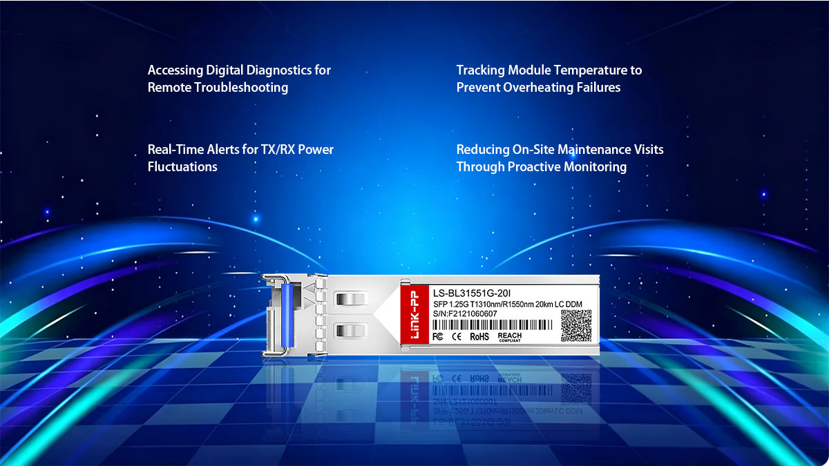 Surveillance de l'état du système via le module DDM GSFP-1310T-20-SMF