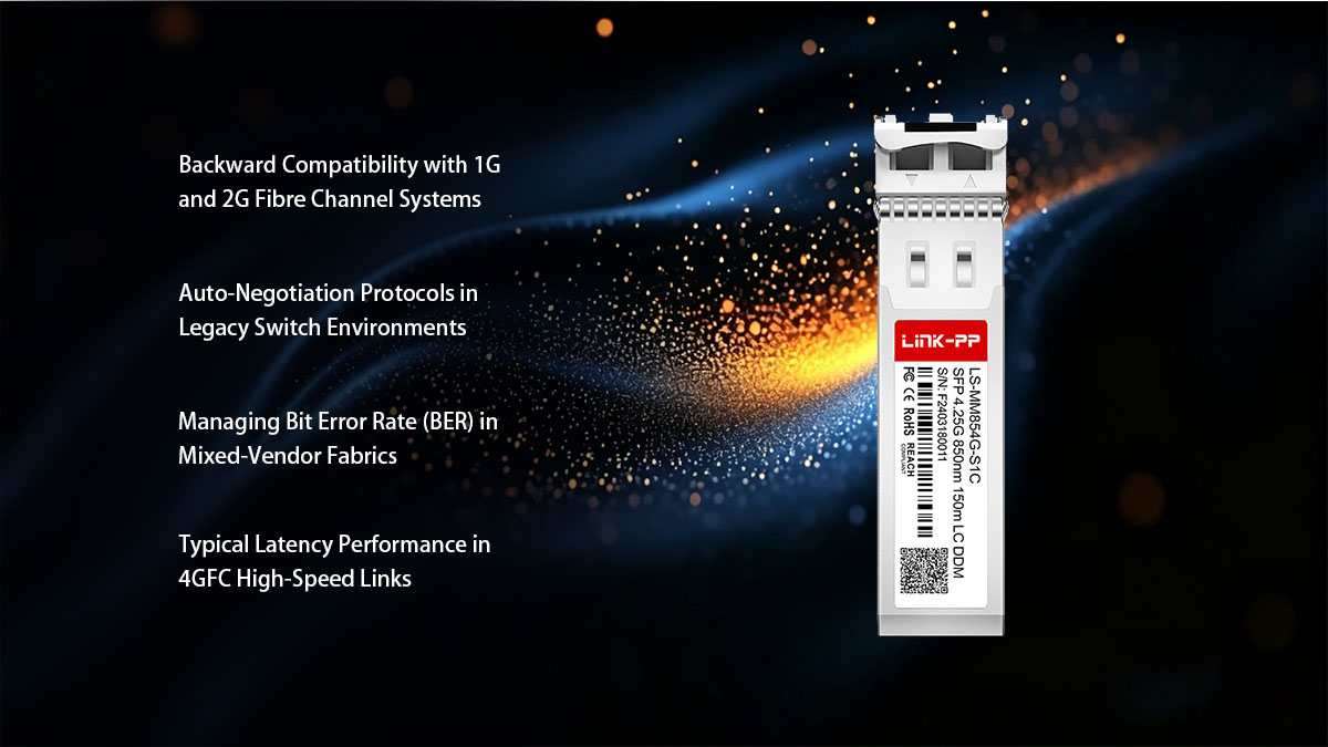 Interopérabilité Fibre Channel 4G pour AFBR-57R5APZ