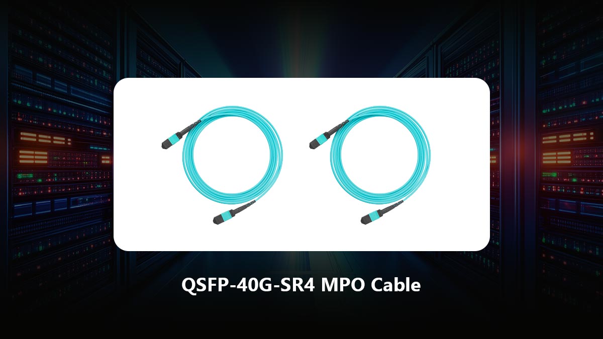 Qu'est-ce qu'un câble QSFP-40G-SR4 MPO ?