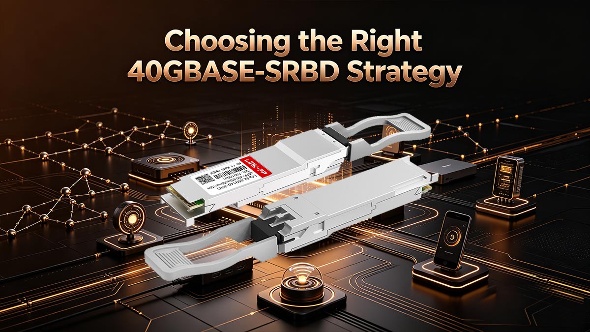 Considerações finais: como escolher a estratégia 40GBASE-SRBD correta