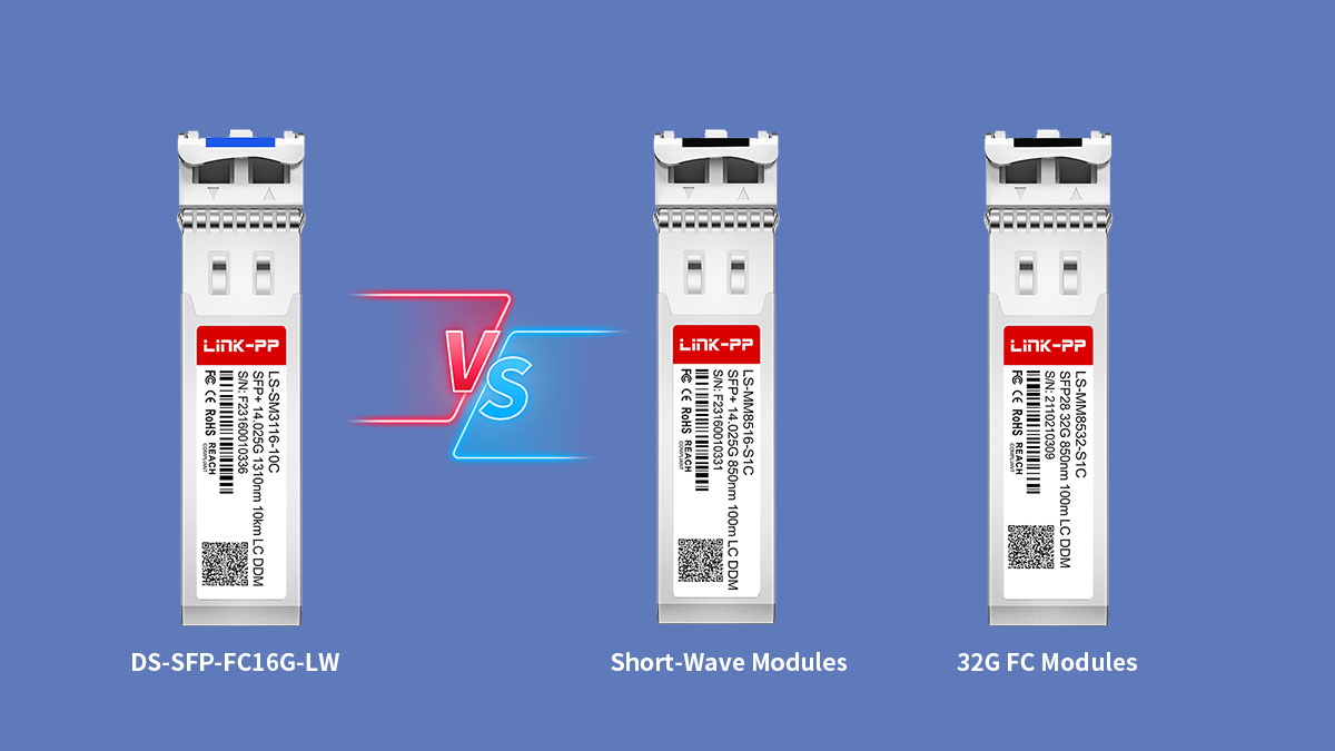 Comparación con otros transceptores Fibre Channel