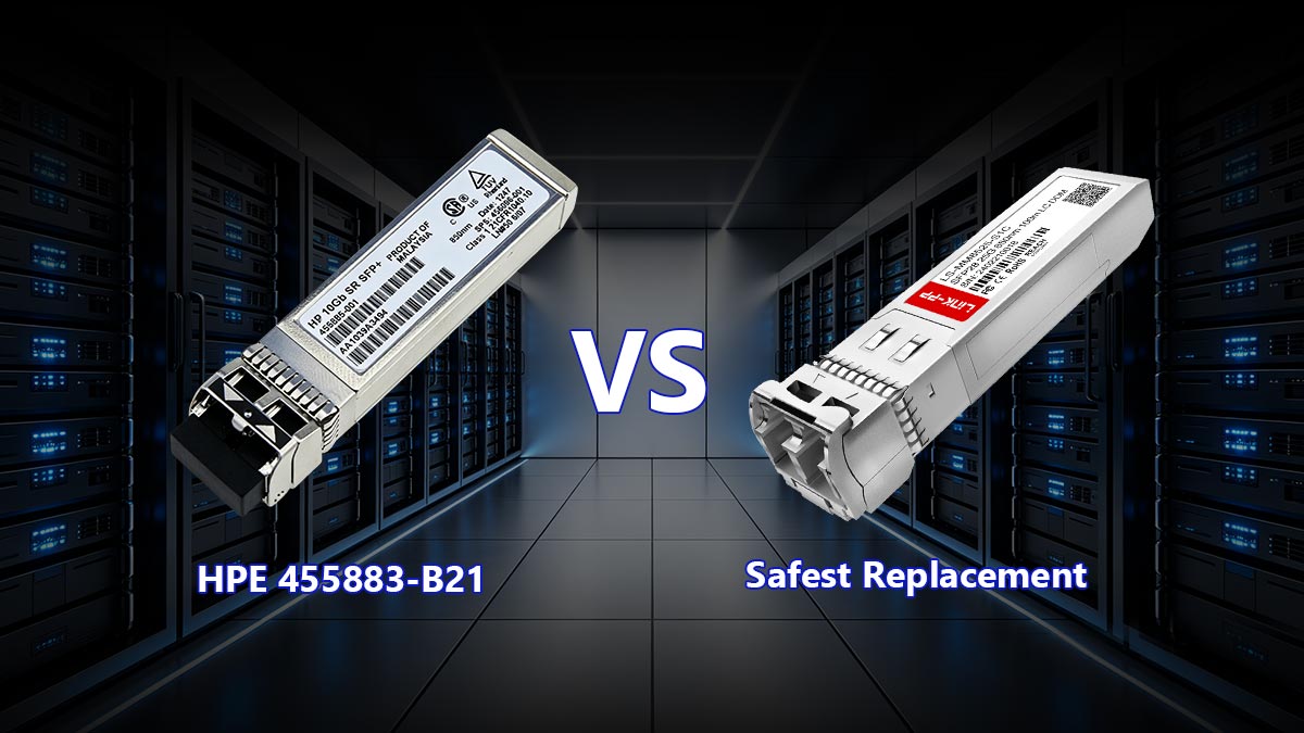 HPE 455883-B21 frente a ópticas HPE SR similares