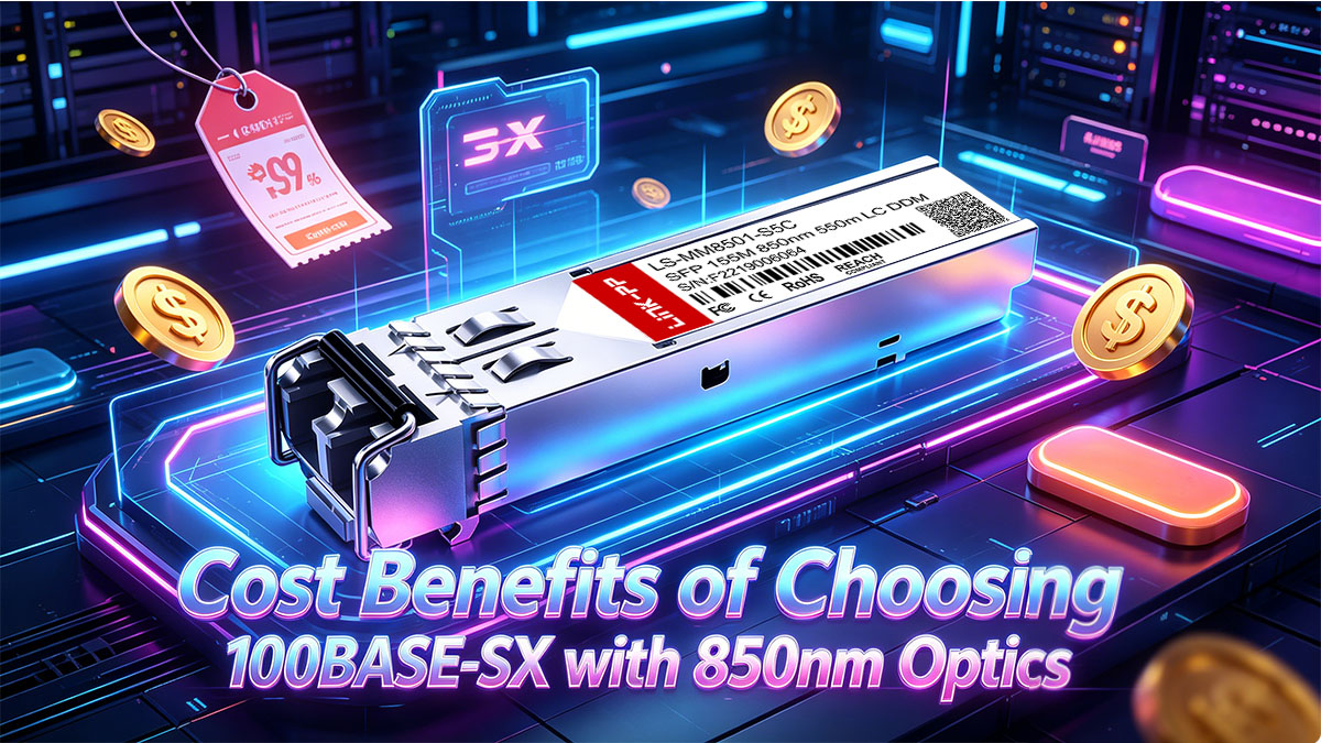 Ventajas económicas de elegir 100BASE-SX con óptica de 850 nm