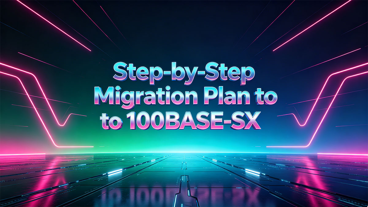 Plan de migración paso a paso a 100BASE-SX