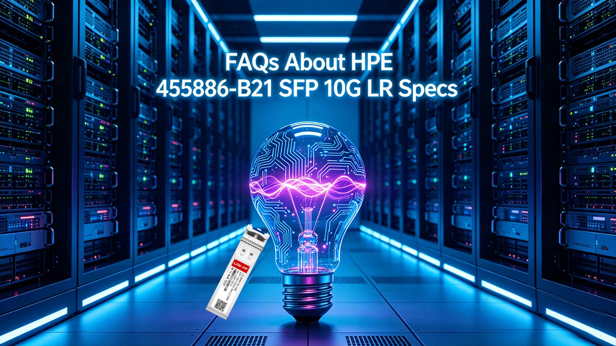 Perguntas frequentes sobre as especificações do HPE 455886-B21 SFP 10G LR