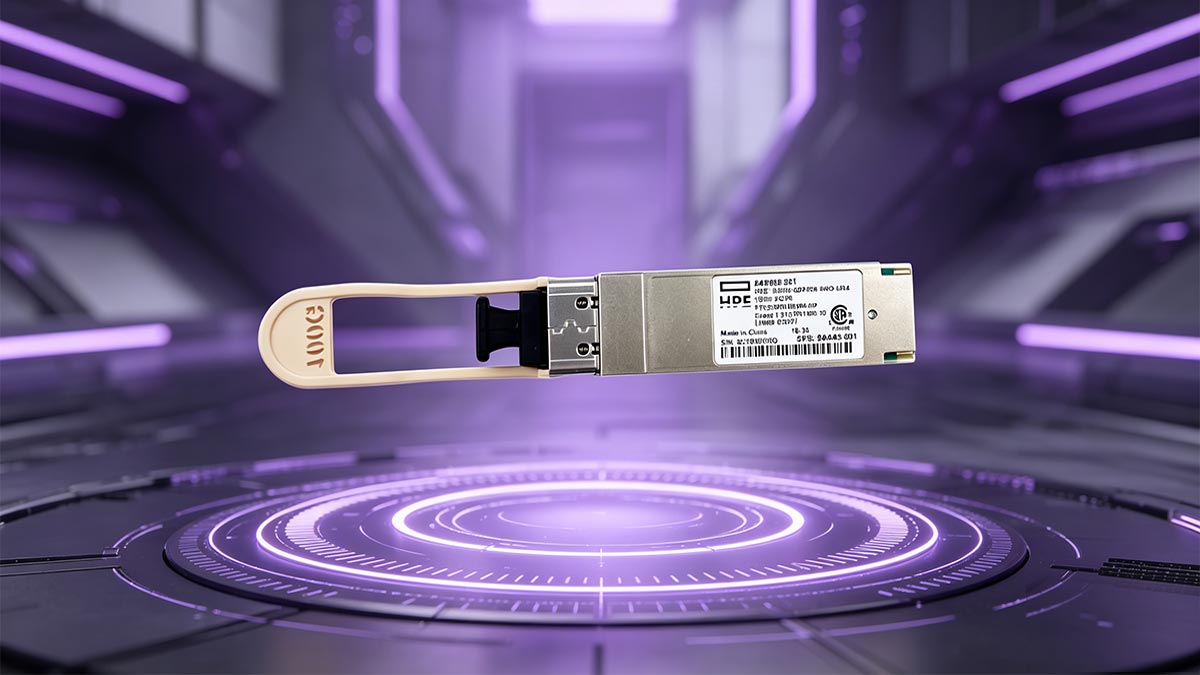 ¿Qué es el transceptor HPE 845966-B21 100Gb QSFP28 MPO SR4?