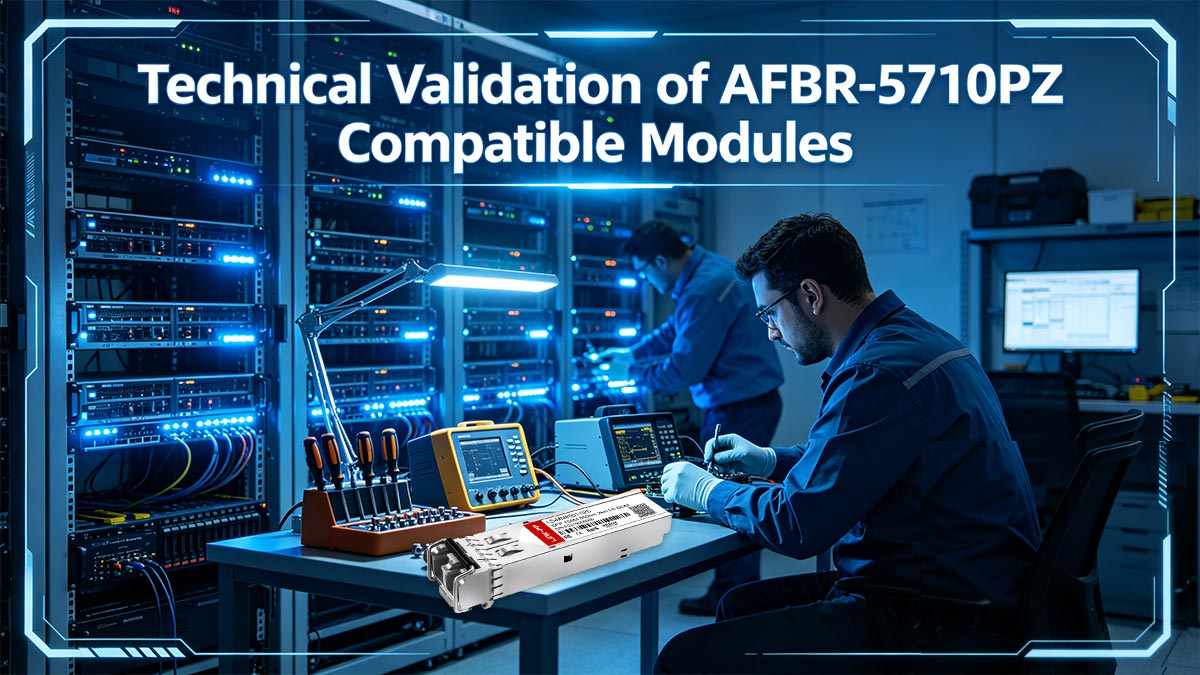 Validación técnica de módulos compatibles con AFBR-5710PZ