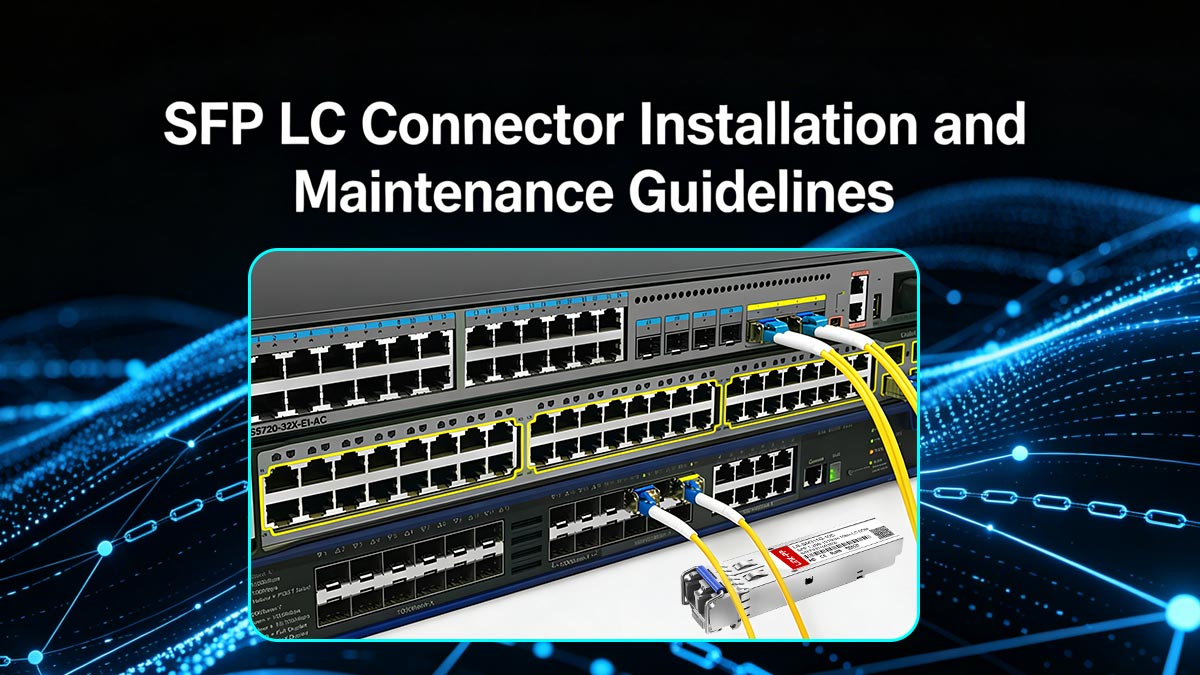 Diretrizes de Instalação e Manutenção do Conector LC SFP