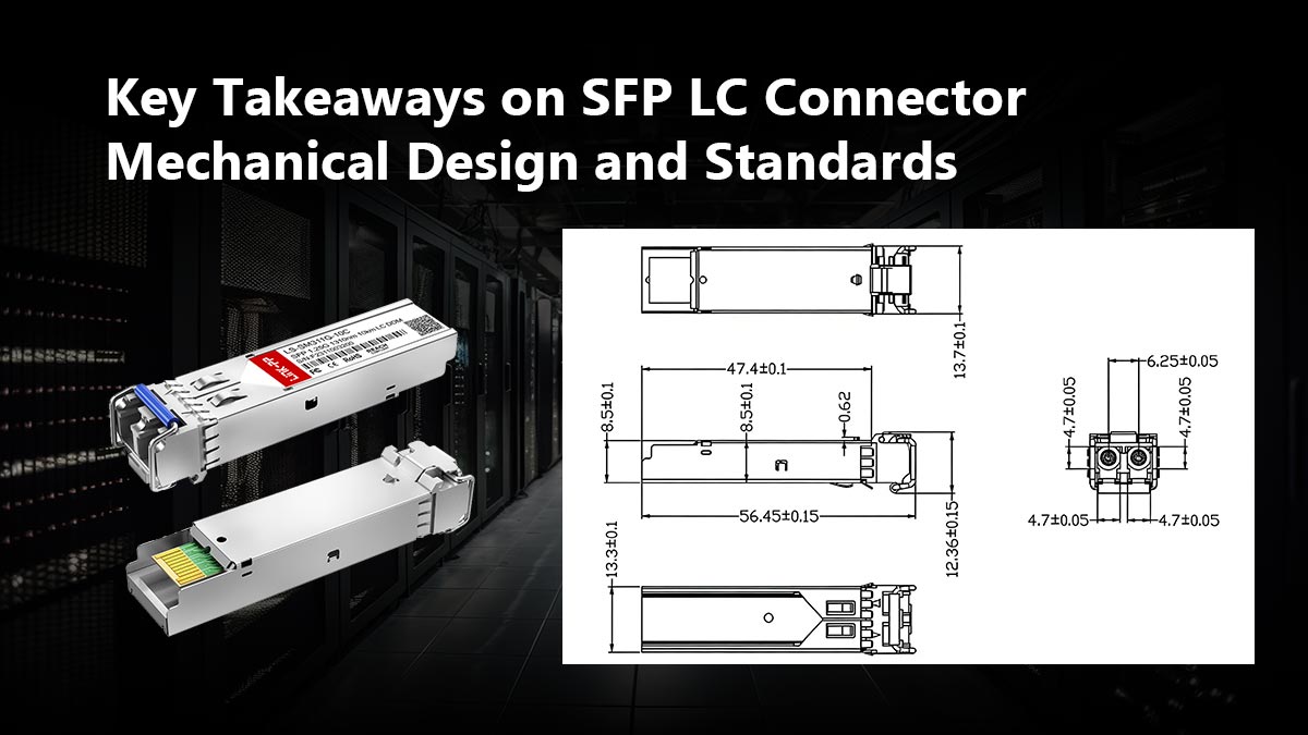 Principais conclusões sobre o projeto mecânico e as normas do conector SFP LC