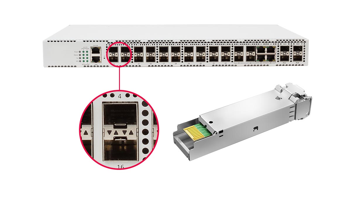 ¿Qué es un puerto SFP Gigabit?